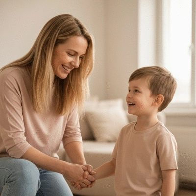 Parent and child holding hands, representing strong family bonds and emotional support during a custody case